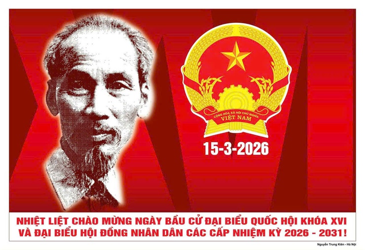 Bộ Văn hoá, Thể thao và Du lịch phê duyệt mẫu tranh cổ động để sử dụng chính thức trong các hoạt động tuyên truyền bầu cử đại biểu Quốc hội và HĐND các cấp- Ảnh 1.