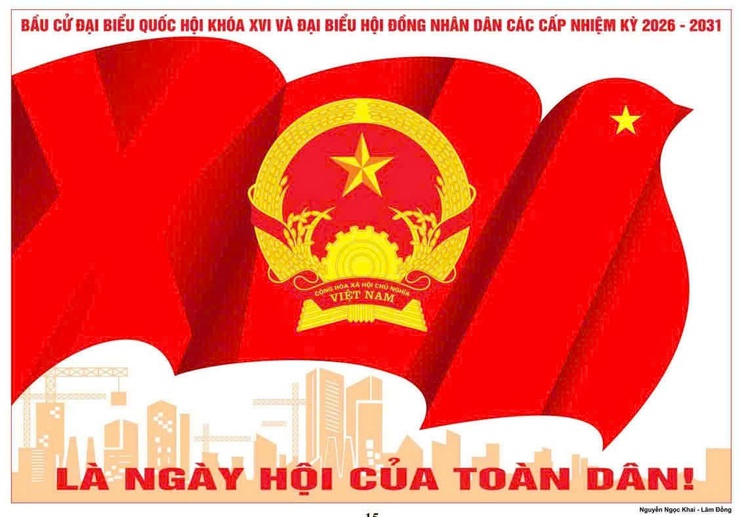 Bộ Văn hoá, Thể thao và Du lịch phê duyệt mẫu tranh cổ động để sử dụng chính thức trong các hoạt động tuyên truyền bầu cử đại biểu Quốc hội và HĐND các cấp- Ảnh 7.