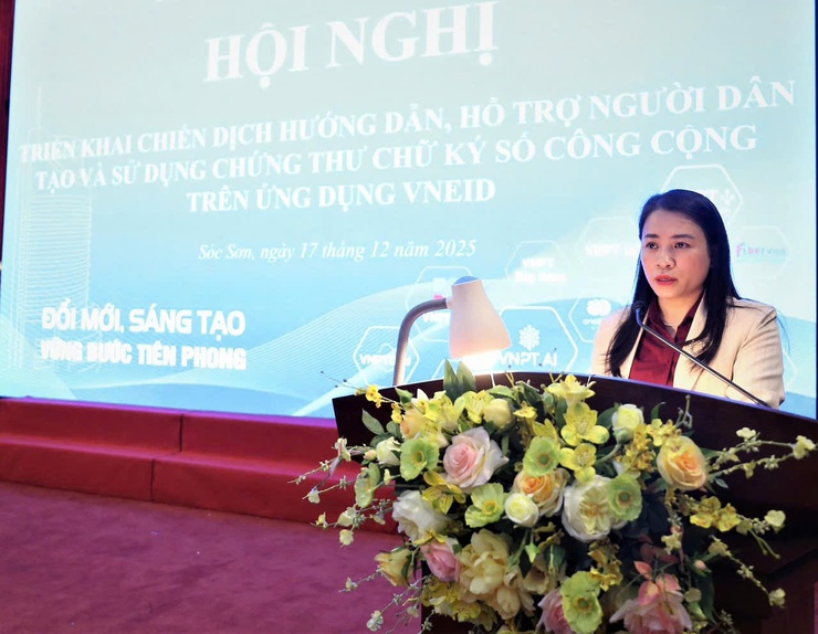 XÃ SÓC SƠN TRIỂN KHAI CHIẾN DỊCH HƯỚNG DẪN, HỖ TRỢ NGƯỜI DÂN TẠO VÀ SỬ DỤNG CHỨNG THƯ CHỮ KÝ SỐ TRÊN ỨNG DỤNG VNeID- Ảnh 2.