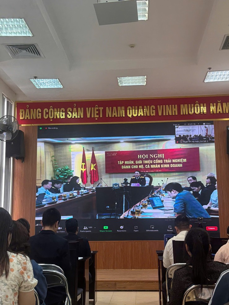 HỘI NGHỊ TẬP HUẤN, GIỚI THIỆU CỔNG TRẢI NGHIỆM DÀNH CHO HỘ, CÁ NHÂN KINH DOANH- Ảnh 1.