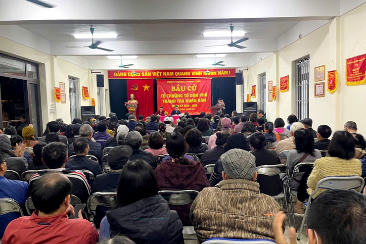 Phường Thanh Xuân chuẩn bị bài bản, phát huy dân chủ cơ sở trong bầu cử Tổ trưởng tổ dân phố nhiệm kỳ 2025–2028- Ảnh 7.