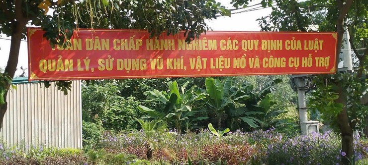 Công an xã An Khánh triển khai tuyên truyền, vận động thu hồi, phòng ngừa, đấu tranh với tội phạm, vi phạm pháp luật về vũ khí, vật liệu nổ và pháo- Ảnh 3.