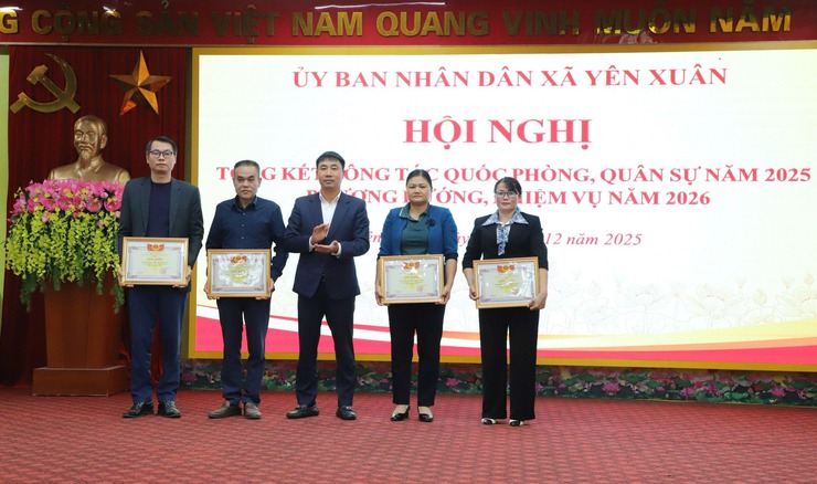 Xã Yên Xuân: Hội nghị Tổng kết công tác quốc phòng, quân sự năm 2025, phương hướng nhiệm vụ năm 2026- Ảnh 6.