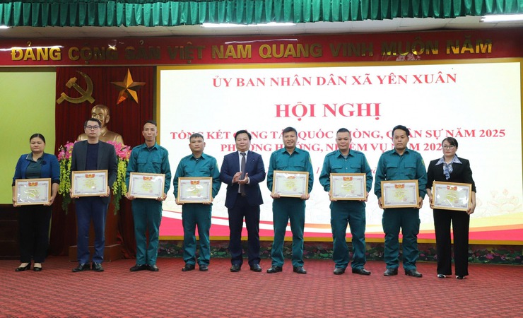 Xã Yên Xuân: Hội nghị Tổng kết công tác quốc phòng, quân sự năm 2025, phương hướng nhiệm vụ năm 2026- Ảnh 7.