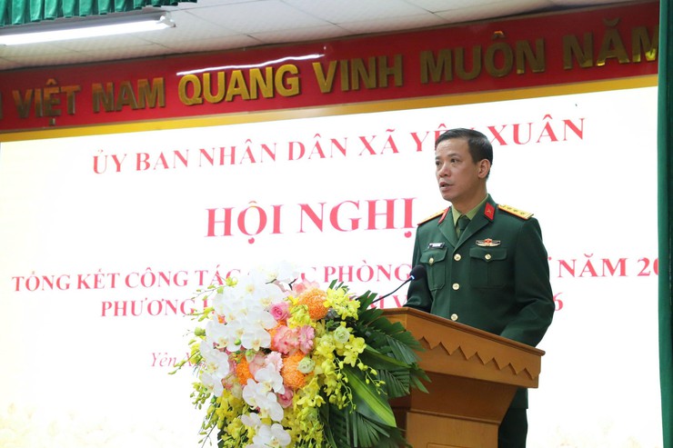 Xã Yên Xuân: Hội nghị Tổng kết công tác quốc phòng, quân sự năm 2025, phương hướng nhiệm vụ năm 2026- Ảnh 4.