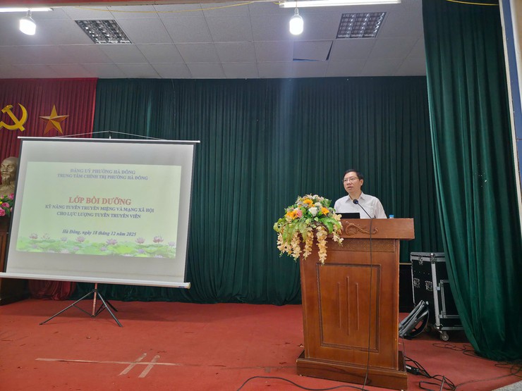 BỒI DƯỠNG KỸ NĂNG TUYÊN TRUYỀN MIỆNG VÀ MẠNG XÃ HỘI CHO LỰC LƯỢNG TUYÊN TRUYỀN VIÊN CƠ SỞ- Ảnh 1.