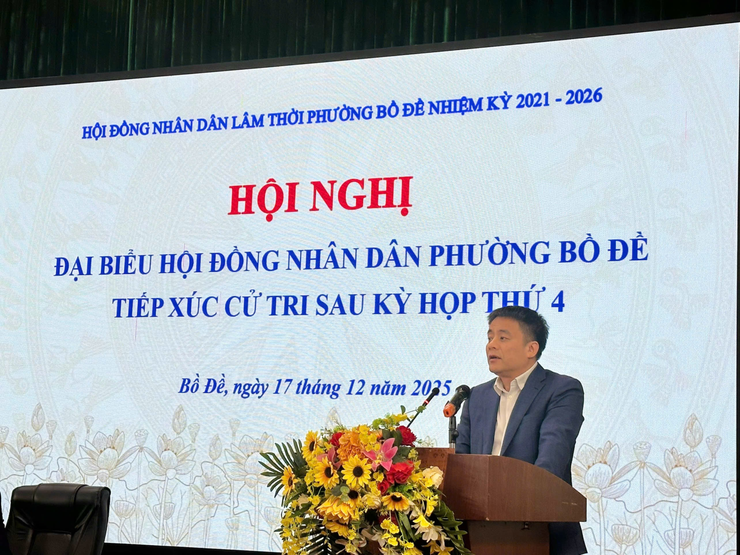 Đại biểu HĐND phường Bồ Đề tiếp xúc cử tri sau Kỳ họp thứ 4 (Kỳ họp thường lệ cuối năm 2025)- Ảnh 2.