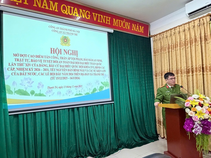 Quyết tâm hoàn thành xuất sắc cao điểm tấn công, trấn áp tội phạm- Ảnh 1.