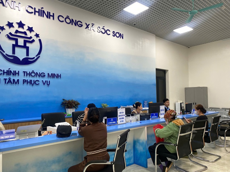 ĐIỂM PHỤC VỤ HÀNH CHÍNH CÔNG XÃ SÓC SƠN - HƯỚNG TỚI HÀNH CHÍNH PHỤC VỤ- Ảnh 1.