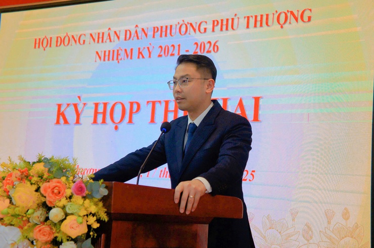 Phường Phú Thượng tổ chức kỳ họp cuối năm 2025 của Hội đồng nhân dân phường - nhiệm kỳ 2021- 2026- Ảnh 7.