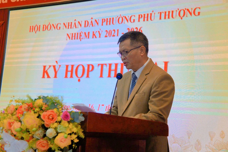 Phường Phú Thượng tổ chức kỳ họp cuối năm 2025 của Hội đồng nhân dân phường - nhiệm kỳ 2021- 2026- Ảnh 8.