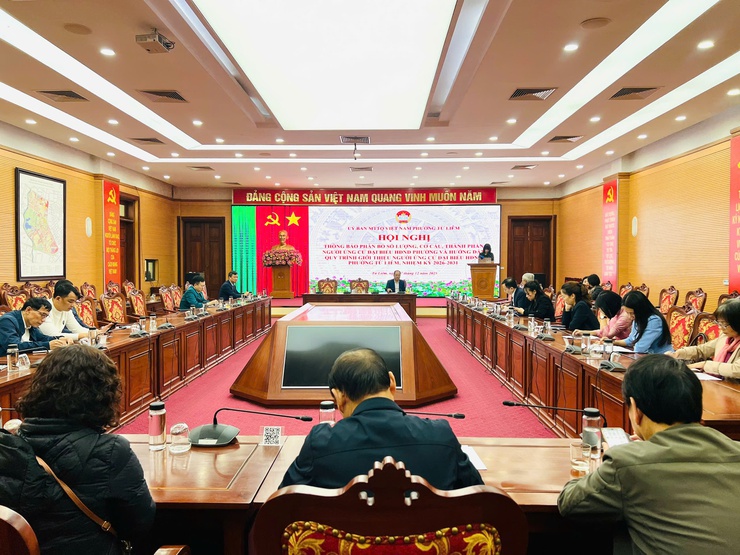 Hội nghị Thông báo phân bổ cơ cấu, số lượng thành phần người ứng cử đại biểu Hội đồng nhân dân phường  khoá II, Nhiệm kỳ 2026 - 2031- Ảnh 1.