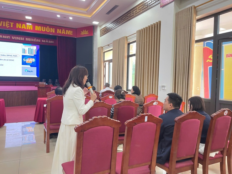 XÃ VĨNH THANH TỔ CHỨC HỘI NGHỊ TẬP HUẤN NÂNG CAO CÁC CHỈ SỐ PAR INDEX, SIPAS, PAPI NĂM 2025- Ảnh 7.