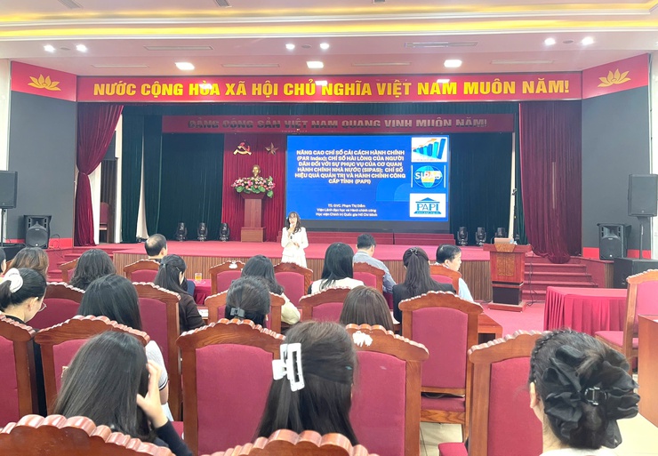 XÃ VĨNH THANH TỔ CHỨC HỘI NGHỊ TẬP HUẤN NÂNG CAO CÁC CHỈ SỐ PAR INDEX, SIPAS, PAPI NĂM 2025- Ảnh 1.