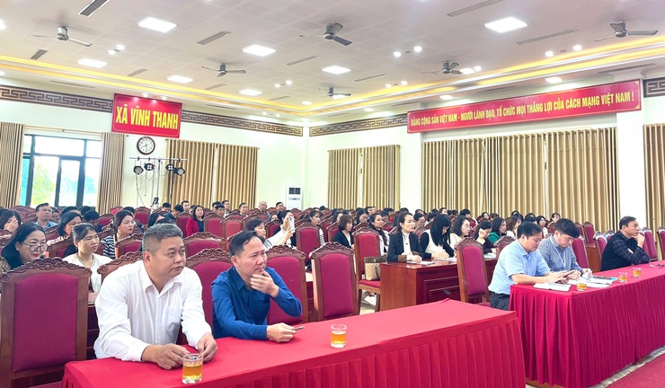 XÃ VĨNH THANH TỔ CHỨC HỘI NGHỊ TẬP HUẤN NÂNG CAO CÁC CHỈ SỐ PAR INDEX, SIPAS, PAPI NĂM 2025- Ảnh 3.