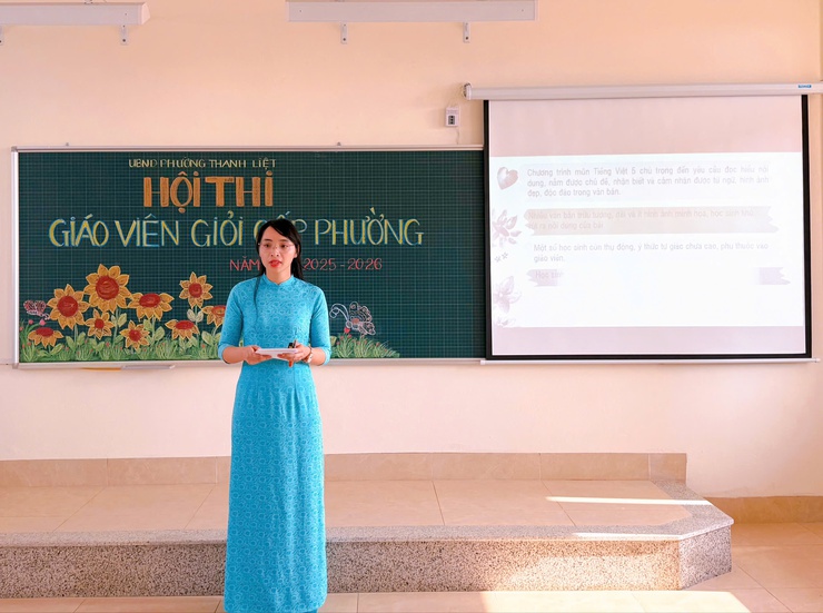 16 THẦY, CÔ GIÁO TIÊU BIỂU THAM GIA HỘI THI GIÁO VIÊN DẠY GIỎI CẤP TIỂU HỌC PHƯỜNG THANH LIỆT NĂM HỌC 2025–2026- Ảnh 8.