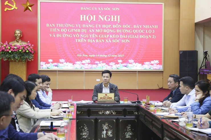 ĐẢNG ỦY XÃ SÓC SƠN TỔ CHỨC KIỂM TRA THỰC ĐỊA CÔNG TÁC GIẢI PHÓNG MẶT BẰNG DỰ ÁN NÂNG CẤP, MỞ RỘNG QUỐC LỘ 3- Ảnh 5.