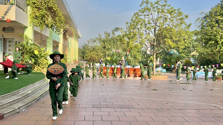 Trường Mầm non Tam Hưng A: Sôi nổi Ngày hội thể thao của các Chiến binh nhí năm học 2025-2026- Ảnh 3.