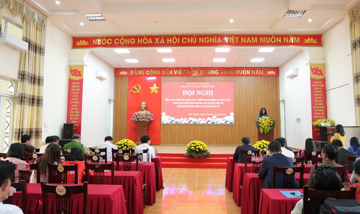 Đảng ủy UBND xã Phú Nghĩa tổng kết công tác năm 2025, triển khai nhiệm vụ năm 2026; Công bố Quyết định thành lập Chi hội Phụ nữ, Chi đoàn Thanh niên Cơ quan UBND xã- Ảnh 1.