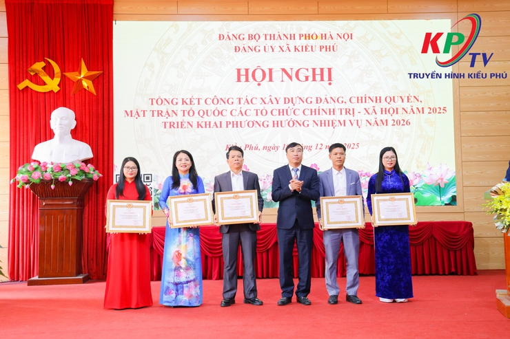 Đảng uỷ xã Kiều Phú tổng kết công tác xây dựng Đảng năm 2025, triển khai nhiệm vụ trọng tâm năm 2026- Ảnh 7.