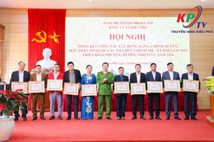 Đảng uỷ xã Kiều Phú tổng kết công tác xây dựng Đảng năm 2025, triển khai nhiệm vụ trọng tâm năm 2026- Ảnh 13.