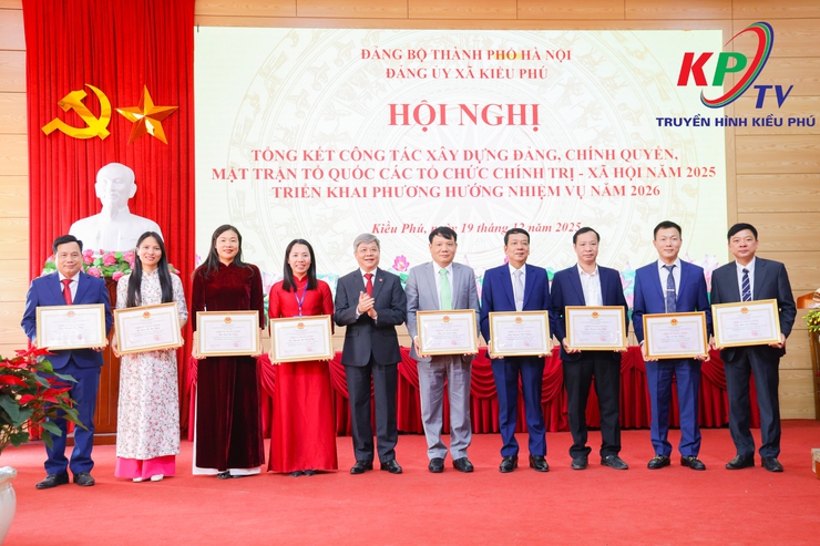 Đảng uỷ xã Kiều Phú tổng kết công tác xây dựng Đảng năm 2025, triển khai nhiệm vụ trọng tâm năm 2026- Ảnh 10.