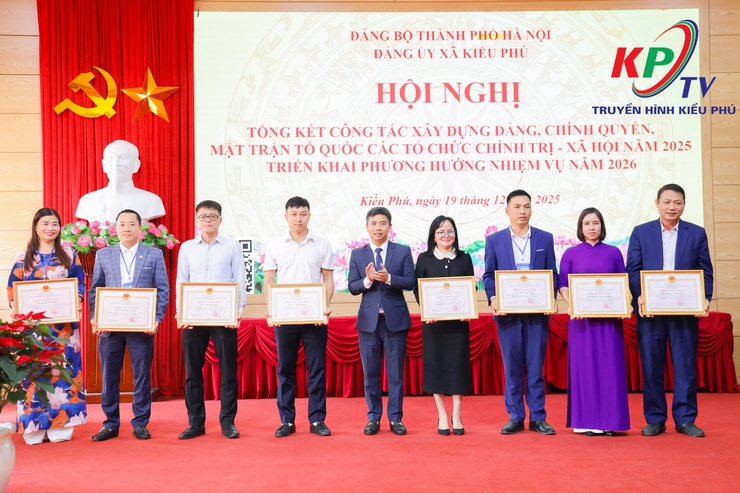 Đảng uỷ xã Kiều Phú tổng kết công tác xây dựng Đảng năm 2025, triển khai nhiệm vụ trọng tâm năm 2026- Ảnh 18.