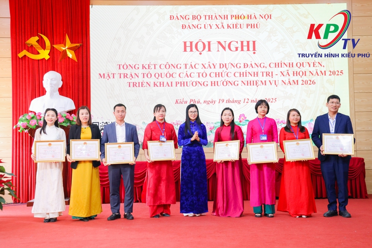 Đảng uỷ xã Kiều Phú tổng kết công tác xây dựng Đảng năm 2025, triển khai nhiệm vụ trọng tâm năm 2026- Ảnh 19.