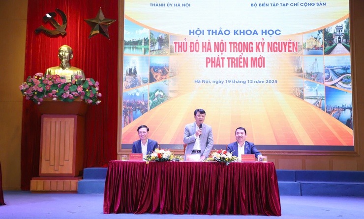 Hội thảo khoa học: "Thủ đô Hà Nội trong kỷ nguyên phát triển mới" - Ảnh 5.
