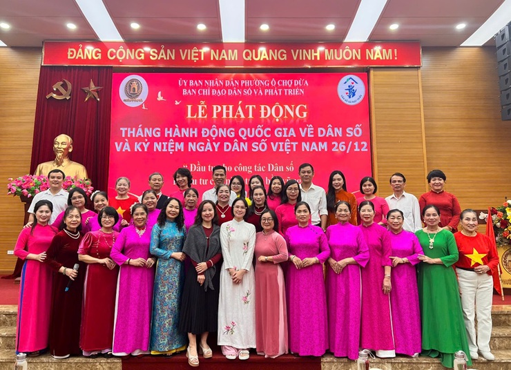 Phường Ô Chợ Dừa tổ chức lễ phát động tháng hành động quốc gia về dân số và kỷ niệm ngày dân số Việt Nam 26/12- Ảnh 5.