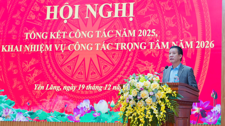 ĐẢNG ỦY – UBND XÃ YÊN LÃNG TỔ CHỨC HỘI NGHỊ TỔNG KẾT CÔNG TÁC NĂM 2025, TRIỂN KHAI NHIỆM VỤ NĂM 2026- Ảnh 4.