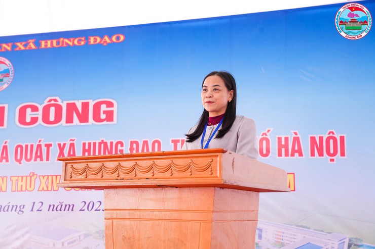 Xã Hưng Đạo long trọng tổ chức lễ khởi công xây dựng Trường THPT Cao Bá Quát- Ảnh 6.