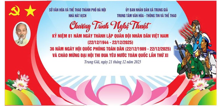 Hướng tới kỷ niệm 81 năm Ngày thành lập Quân đội nhân dân Việt Nam (22/12/1944 - 22/12/2025), 36 năm Ngày Hội Quốc phòng Việt Nam (22/12/1989 - 22/12/2025) và chào mừng Đại hội Thi đua yêu nước toàn quốc lần thứ XI. - Ảnh 1.