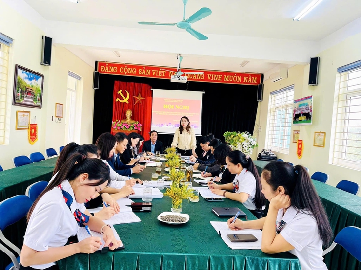 TRƯỜNG MẦM NON BẮC SƠN B ĐÓN ĐOÀN KHẢO SÁT SƠ BỘ CÔNG NHẬN TRƯỜNG ĐẠT CHUẨN QUỐC GIA VÀ KIỂM ĐỊNH CHẤT LƯỢNG GIÁO DỤC NĂM 2025- Ảnh 2.