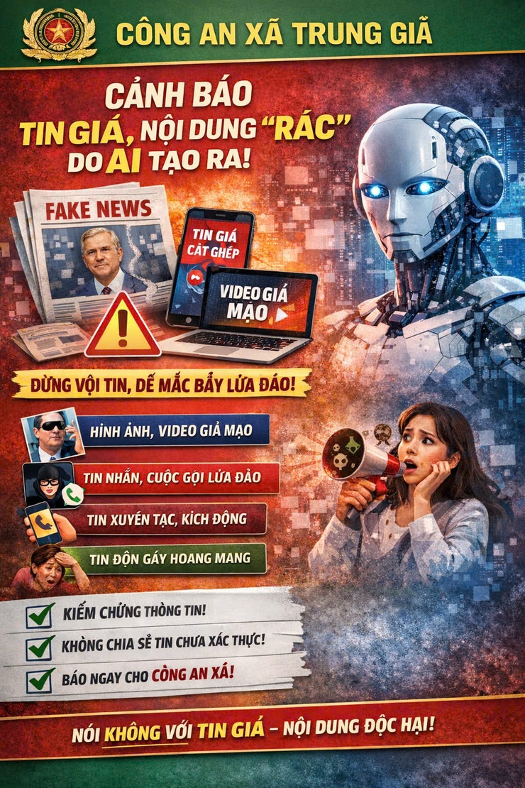 CẢNH BÁO TIN GIẢ, NỘI DUNG “RÁC” DO TRÍ TUỆ NHÂN TẠO (AI) TẠO RA - Ảnh 1.