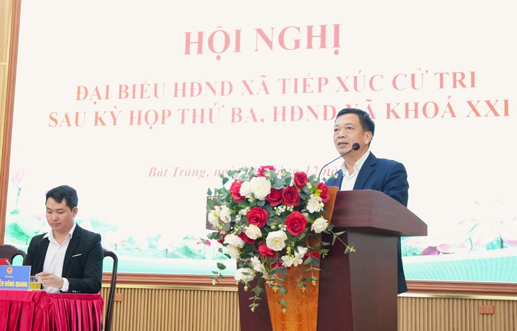 HĐND xã Bát Tràng tiếp xúc cử tri sau kỳ họp thường lệ cuối năm 2025 (Kỳ họp thứ ba)- Ảnh 4.