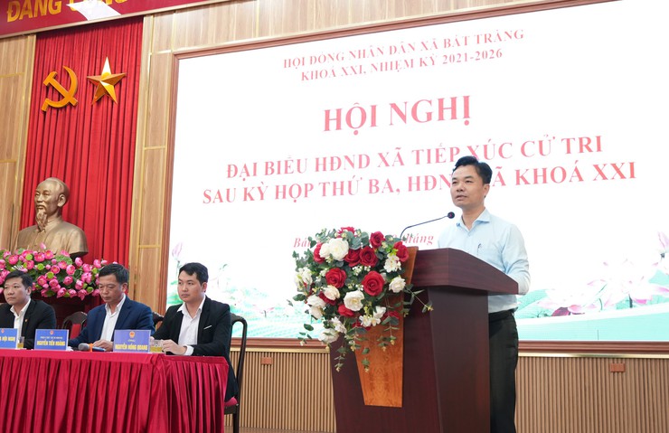 HĐND xã Bát Tràng tiếp xúc cử tri sau kỳ họp thường lệ cuối năm 2025 (Kỳ họp thứ ba)- Ảnh 3.