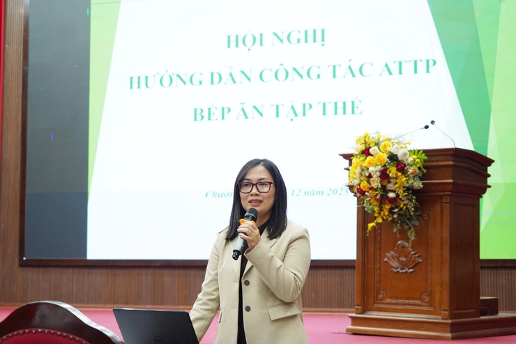 Chương Mỹ tập huấn các quy định của pháp luật về an toàn thực phẩm- Ảnh 8.