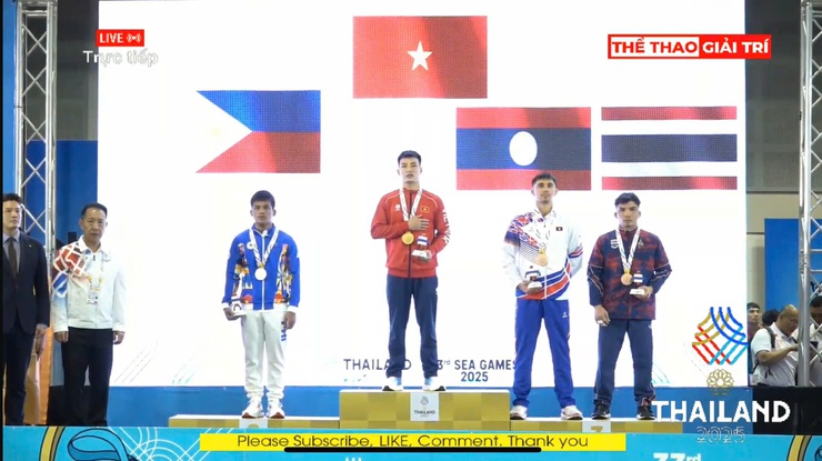 CHÚC MỪNG VẬN ĐỘNG VIÊN NGUYỄN HỮU ĐỊNH GIÀNH HUY CHƯƠNG VÀNG SEA GAMES 33- Ảnh 1.