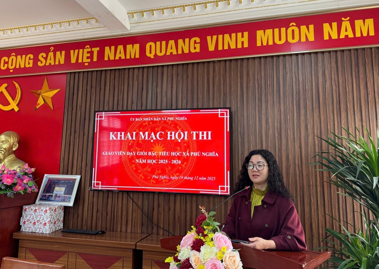 Xã Phú Nghĩa tổ chức Hội thi Giáo viên dạy giỏi cấp Tiểu học năm học 2025 – 2026- Ảnh 2.