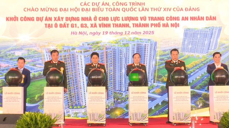 KHỞI CÔNG DỰ ÁN G1, G3 VĨNH THANH – CÔNG TRÌNH NHÀ Ở THỨ 10 CỦA BỘ CÔNG AN- Ảnh 5.
