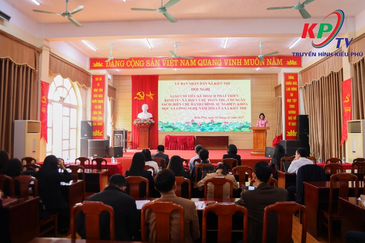 UBND xã Kiều Phú tổ chức hội nghị giao chỉ tiêu kế hoạch phát triển kinh tế - xã hội và dự toán thu chi ngân sách năm 2026- Ảnh 2.