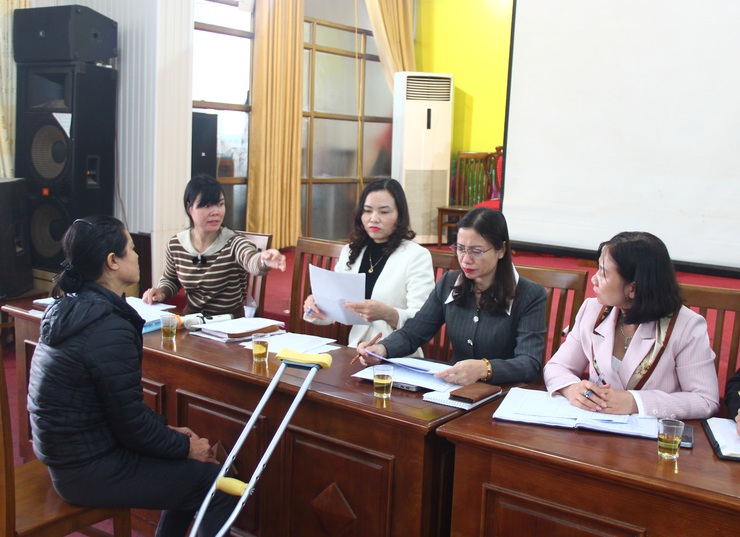 Hội đồng xác định mức độ khuyết tật xã Thạch Thất tổ chức họp xét đánh giá mức độ khuyết tật trên địa bàn- Ảnh 2.