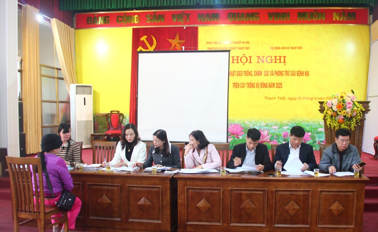 Hội đồng xác định mức độ khuyết tật xã Thạch Thất tổ chức họp xét đánh giá mức độ khuyết tật trên địa bàn- Ảnh 1.