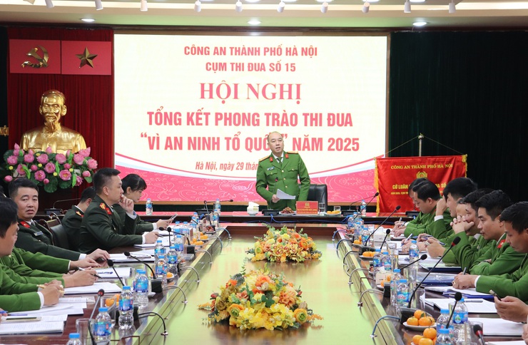 CỤM THI ĐUA SỐ 15 CÔNG AN THÀNH PHỐ ĐÓNG GÓP NHIỀU KẾT QUẢ NỔI BẬT CHO THÀNH TÍCH CHUNG CỦA CÔNG AN THỦ ĐÔ- Ảnh 2.