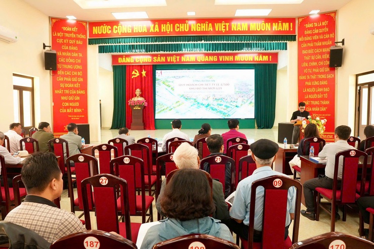 ♻️♻️Hội nghị công bố công khai Đồ án "Quy hoạch chi tiết Khu đô thị mới G19, tỷ lệ 1/500"&nbsp;đã được phê duyệt

- Ảnh 1.