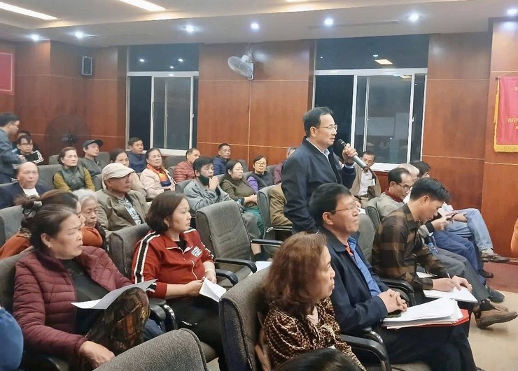 Phổ biến chính sách bồi thường hỗ trợ GPMB Dự án cải tạo, nâng cấp Quốc lộ 6 đoạn Ba La - Xuân Mai thuộc địa bàn phường Dương Nội- Ảnh 2.