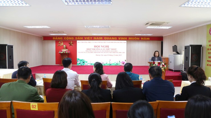 Phường Dương Nội hiệp thương giới thiệu 46 người ứng cử đại biểu HĐND phường nhiệm kỳ 2026 - 2031- Ảnh 1.