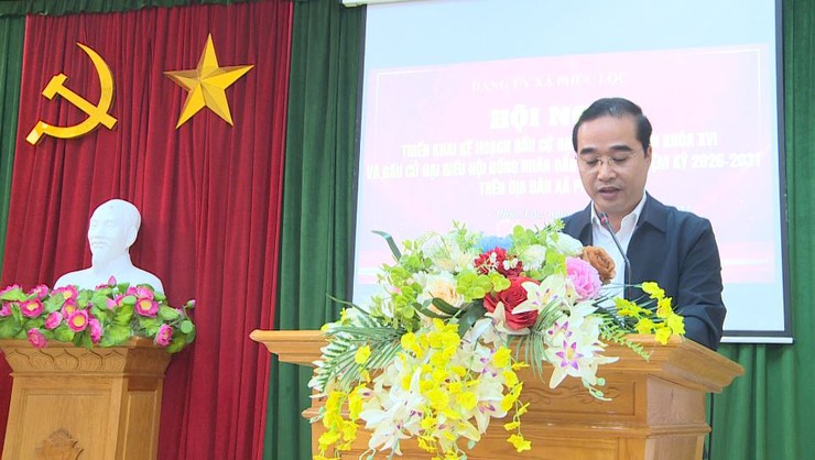 Đảng uỷ xã Phúc Lộc triển khai Kế hoạch bầu cử Quốc hội khóa XVI và HĐND các cấp nhiệm kỳ 2026-2031- Ảnh 3.