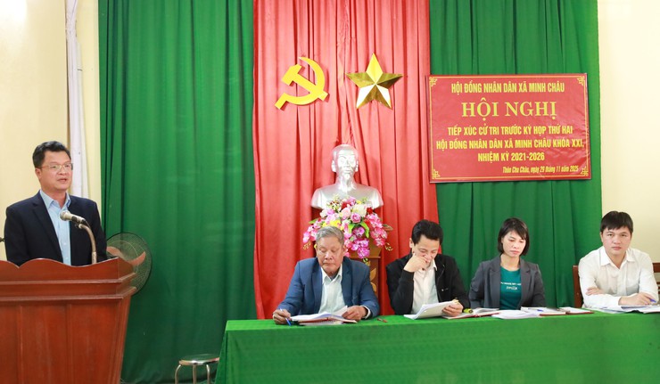 Xã Minh Châu hoàn thành việc tiếp xúc cử tri trước Kỳ họp cuối năm 2025 - Ảnh 4.